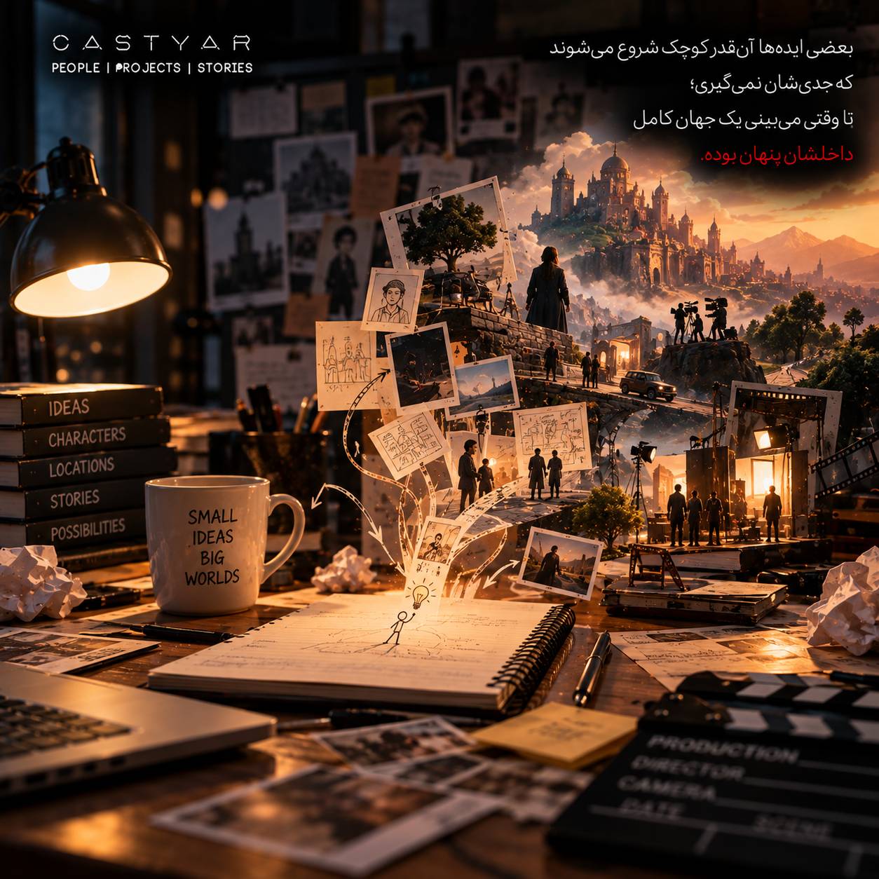 بعضی ایده‌ها آن‌قدر کوچک شروع می‌شوند که جدی‌شان نمی‌گیری؛ تا وقتی می‌بینی یک جهان کامل داخلشان پنهان بوده